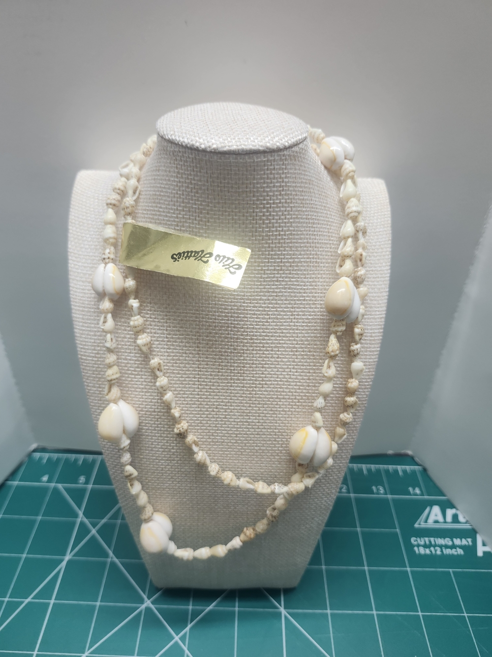 Hilo Hattie Cream Shell Layered Necklace, 2 Other Shell Necklaces